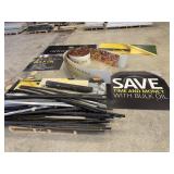 (2) Pallets of Metal Shelving Components