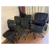 (6) Rolling Office Chairs