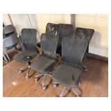 (6) Rolling Office Chairs