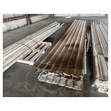 Stack of Used White Tin--Various Length & Conditio