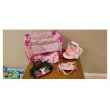 Doll Crib, Carrier, Etc.