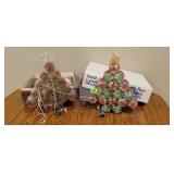 Handmade Lighted Christmas Tree Decor