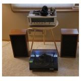 Turntable, Stereo, Speakers, Etc.