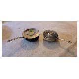 (2) Small Pots w/ Lids