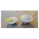(2) Pampered Chef Bowls w/Lids, Unused