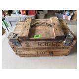 Wooden Explosives Fuses Box