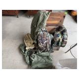 US Military Box & Clothing