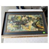 D. Foss Print, Framed