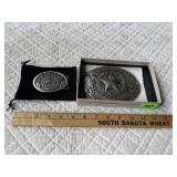 Redfield SD & State of Texas Belt Buckles