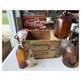Vintage Crate & Bottles