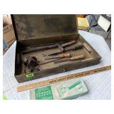 Otis Tin Box; Misc. Tools