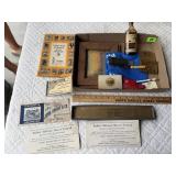Vintage Advertising Items, Stamp Book, Blotters,