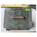 Metal File Case--Stamped Harry E. Thorpe