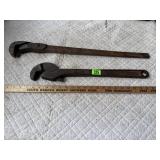 (2) Large Antique Wrenches
