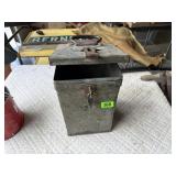 Vintage Metal Money Collection Box