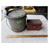 Minnow Pail & Tin Box