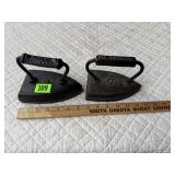 Small Cast Iron Clothes Irons