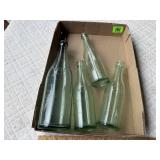 Embossed Pluto Water Glass Bottles
