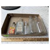 Embossed Glass Medicine Bottles