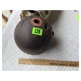 Old Wooden Bowling Ball