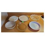 Hobnail Bowl, Pie Plates, Etc.