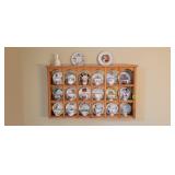 Wall Shelf w/ Cups & Saucers