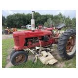 Farmall Super H w/Woods Belly Mower
