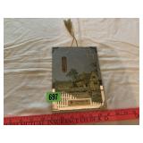 Chalkware Wall Plaque