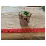 Small Vintage Ice Bucket w/Tongs