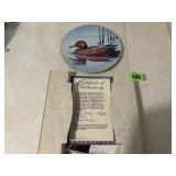 "Cinnamon Teal" Duck Stamp Collector Plate