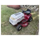 White Outdoor Riding Lawnmower 42" Cut
