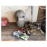 Welding Helmet, Goggles, Wire, Etc.