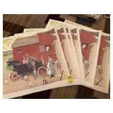 Norman Rockwell Prints--Several the Same