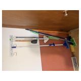 Assorted Brooms, Mops