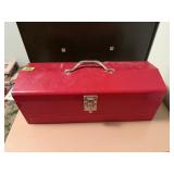 Red Metal Tool Box