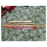 Assorted Adv Yard Sticks