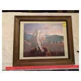 Native American Framed Art, Daniel Long Soldier