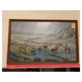 Vintage Cattle Print