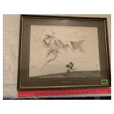 "The Judgement" Framed Golf Art