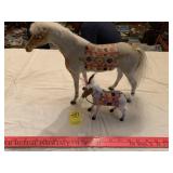 2 Vintage Toy Horses