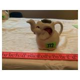 Vintage Shawnee Elephant Creamer