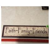 Faith-Famiy-Friends Wall Art