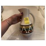 Sioux Pottery Pitcher, Signed