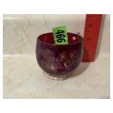 1893 Worlds Fair Ruby Flash Glass