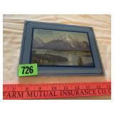 Vintage Sample Advertising Framed Art