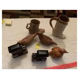 Ceramic Birds, Boots & Old Cars