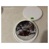 Bob Travers Plate "Winter Stag"