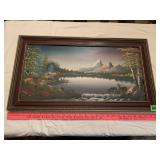 Framed Wildlife Painting