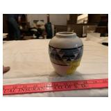 Sioux Pottery Vase, Signed