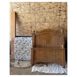 Single Bed-Box Spring/Mattress, Head/Footboard